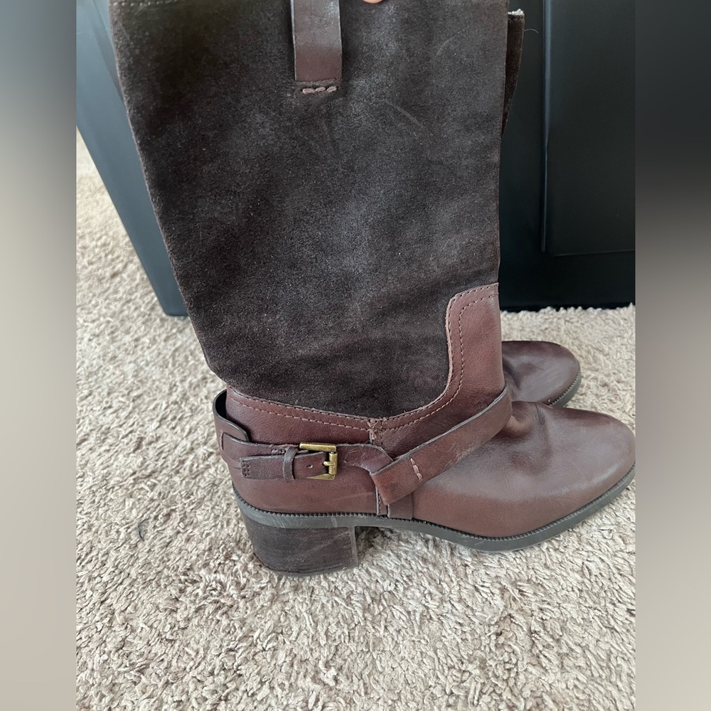 Ralph Lauren brown riding boots, Sz 10
